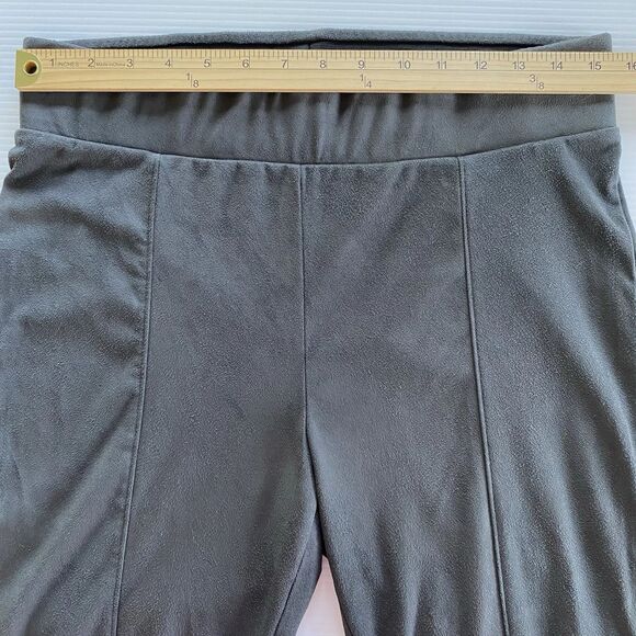Seven7 Women's Large Pull On, Ankle Leggings, Charcoal Gray, Stretch, Soft Fill - Picture 6 of 13